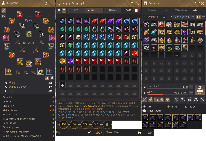 780GS 365AP 415DP P2W HESAP