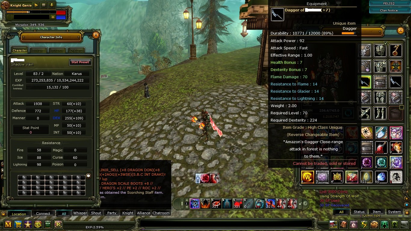 7 DUAL FLAME SHARD 83REB 2 ROGUE FULL PUS