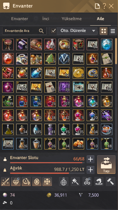 Client hesap 396 ap 464 dp full p2w atılmış hesap pve pvp oyun sonu hesabı mail ile teslim