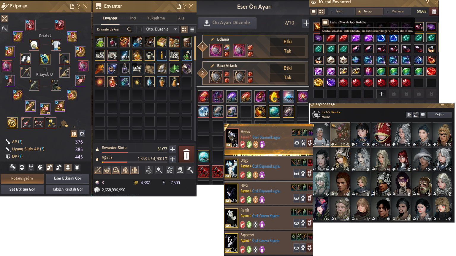 386 AP 445 DP silah takası kuponu mevcut