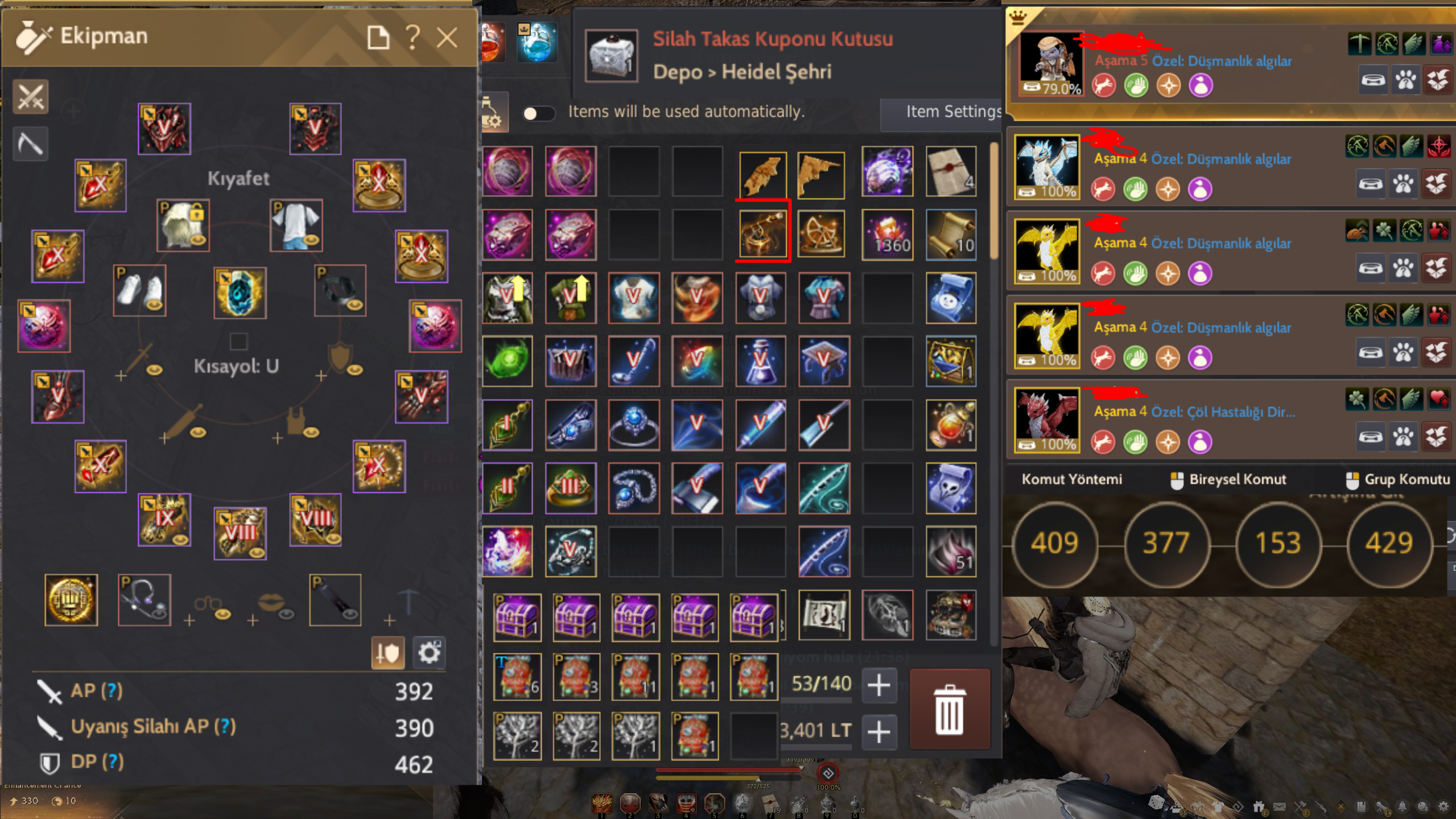 852GS harika yıkım teleskop voltarion