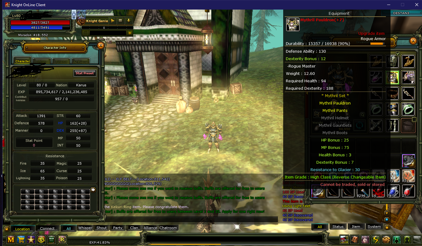 Destan 80 Karus Rogue Full Pus Mitrilli