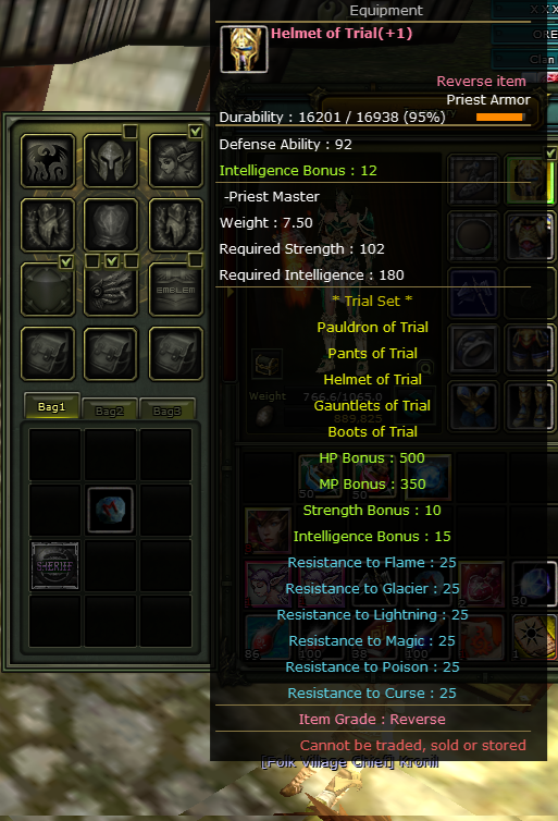 7 QUEST MACE 7 İNT TRİAL SET (GÖĞÜSLÜK 8 )