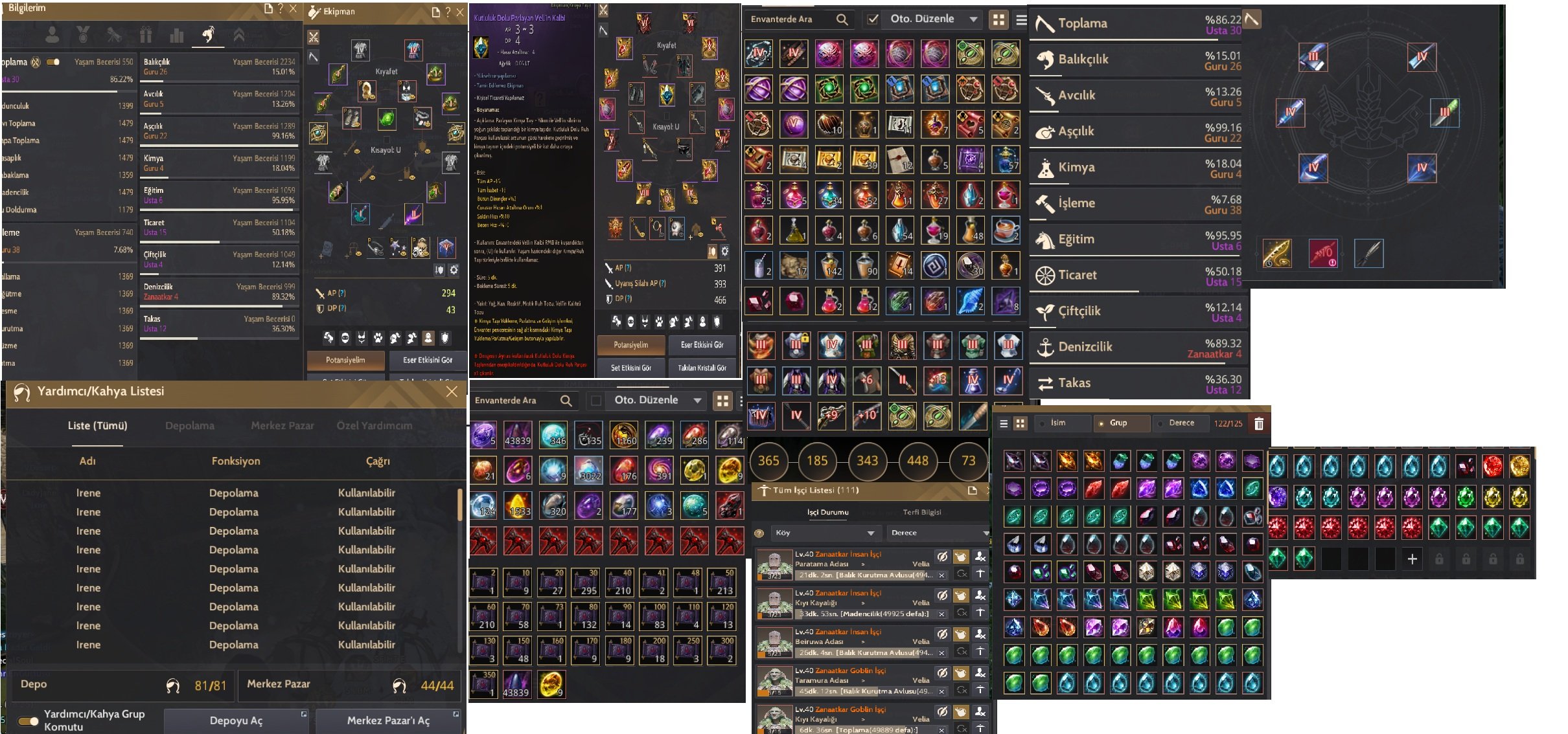 857 GS FUL 4 FUL P2 YAPILI HEM GRİNDE HEM LİFE HEM PVP