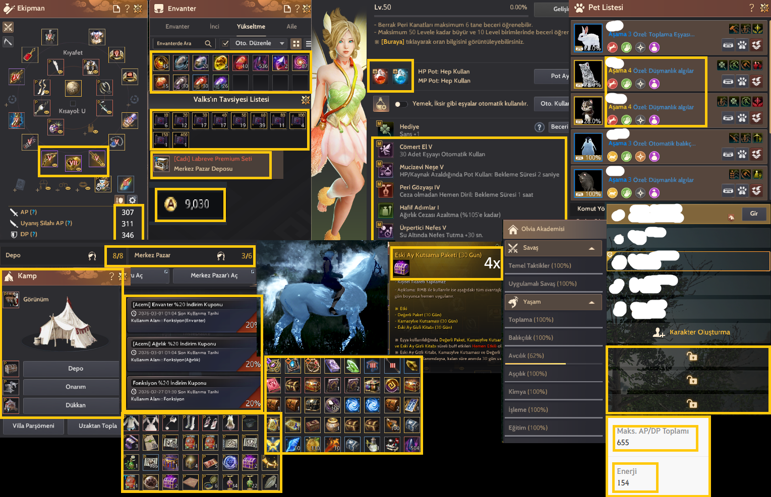 311 AP FULL HÜKÜMRANLI P2W ACOİNLİ SEP UYANIŞ