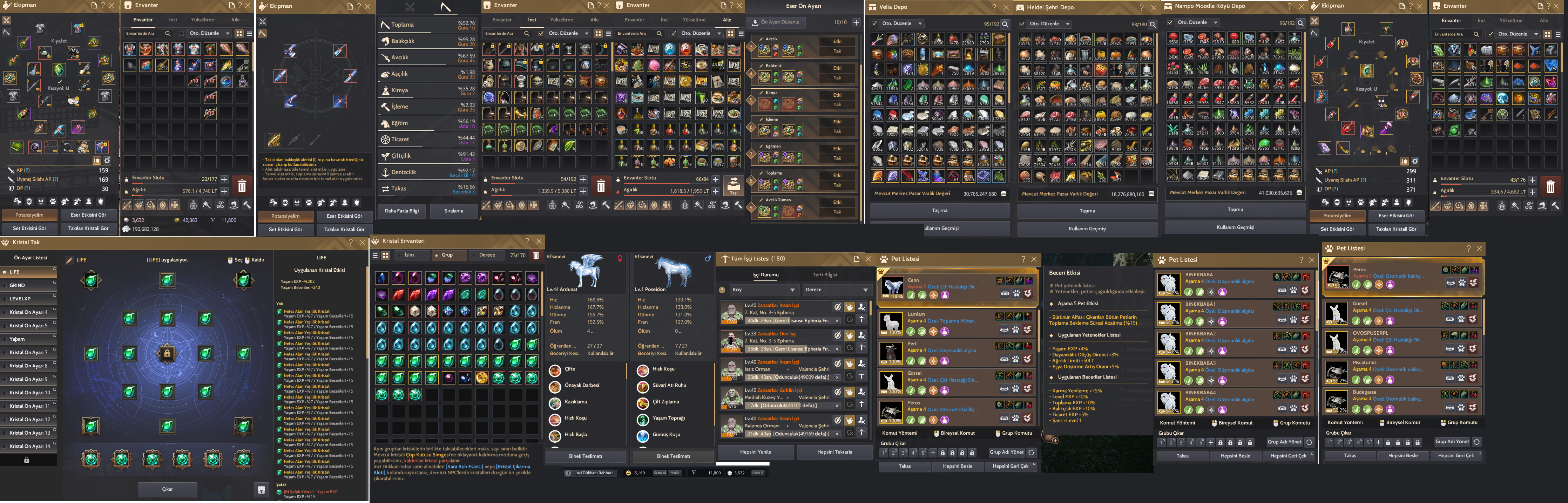 BDO Life hesabı [Dec (X) Preonne Kemer, Pen (V) Preonne takılar ve Pen Manoslar]