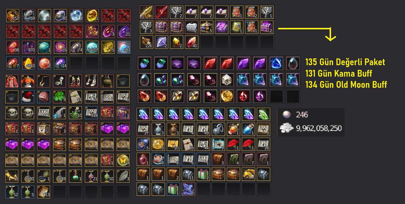 EU - PERİ - HP/MP - TET ARMOR - Perfect başlangıç hesabı