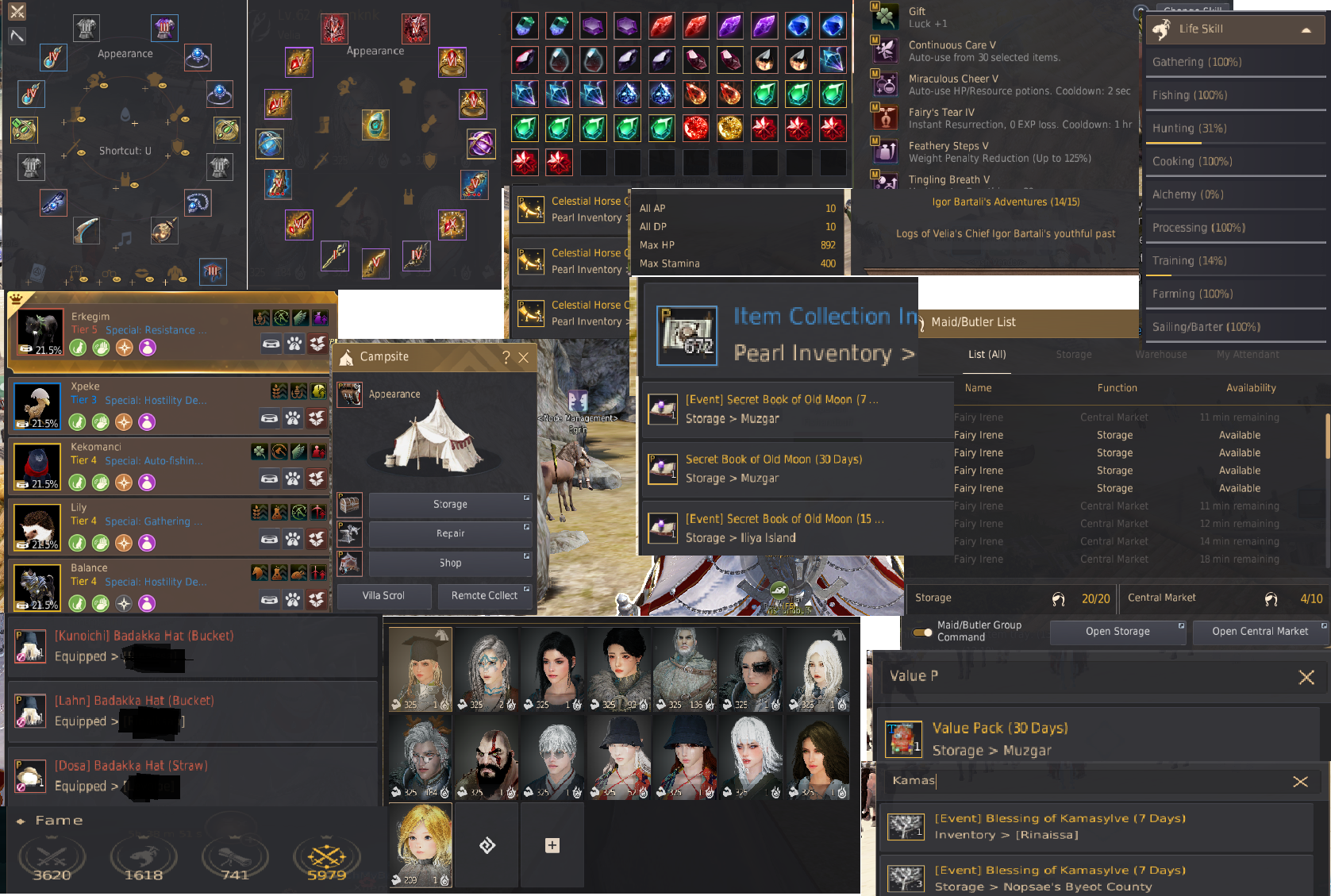 DEC kolye çadır 784 GS P2W var