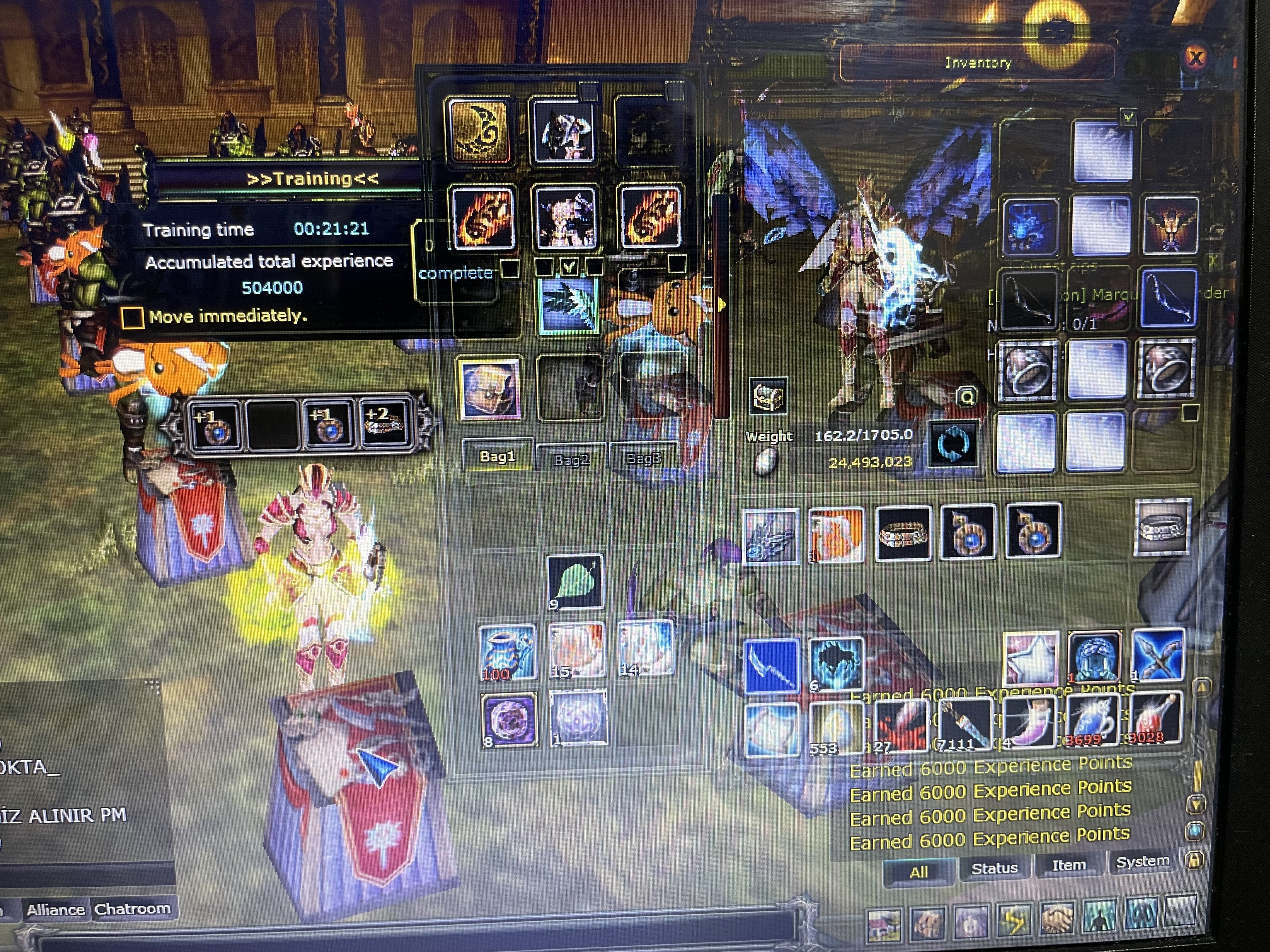 81 lvl 7 mythril set- 7 Quest bow -7 fs full puss