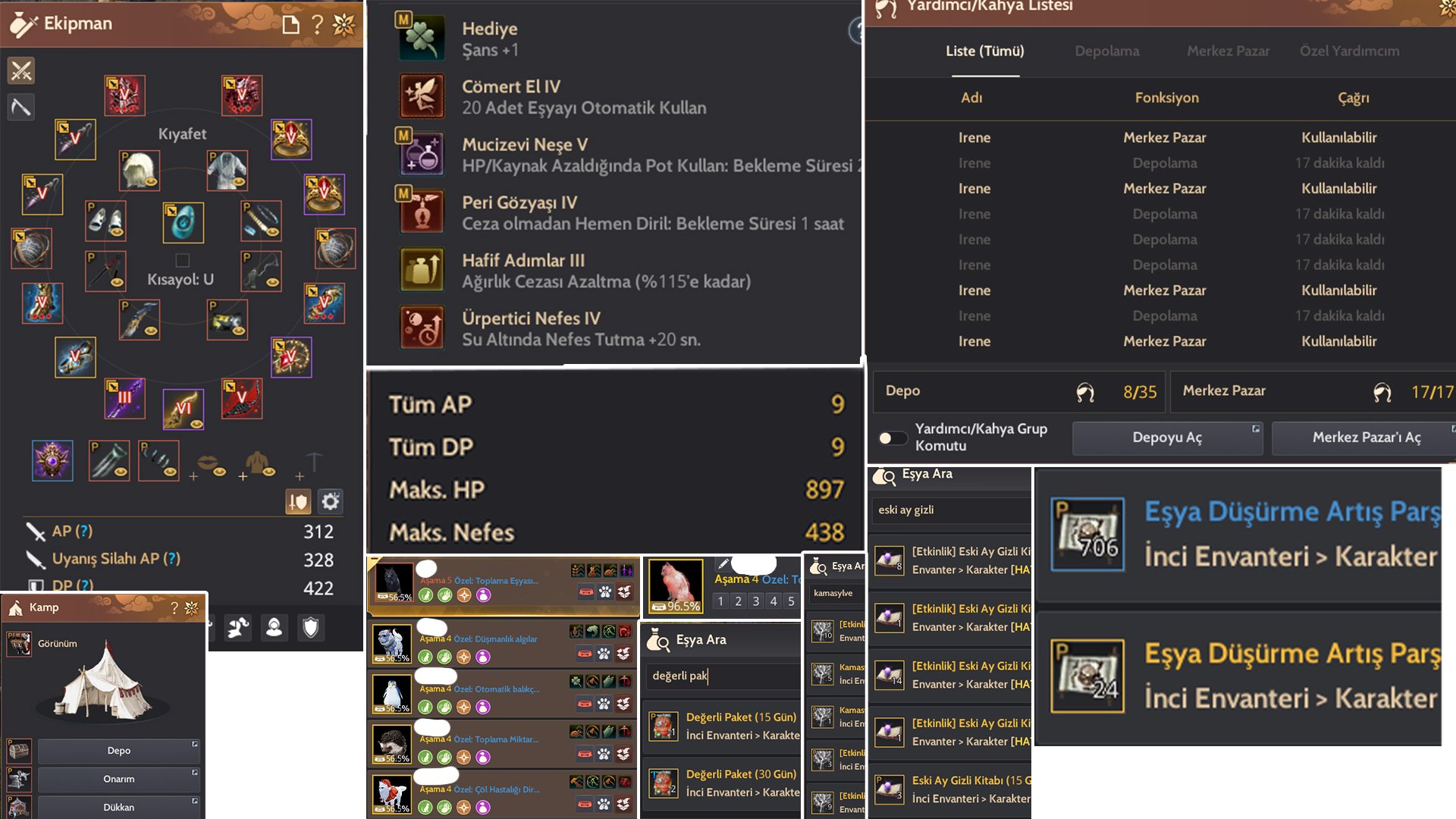 327 AP 422 DP EN UYGUN P2W HESAP