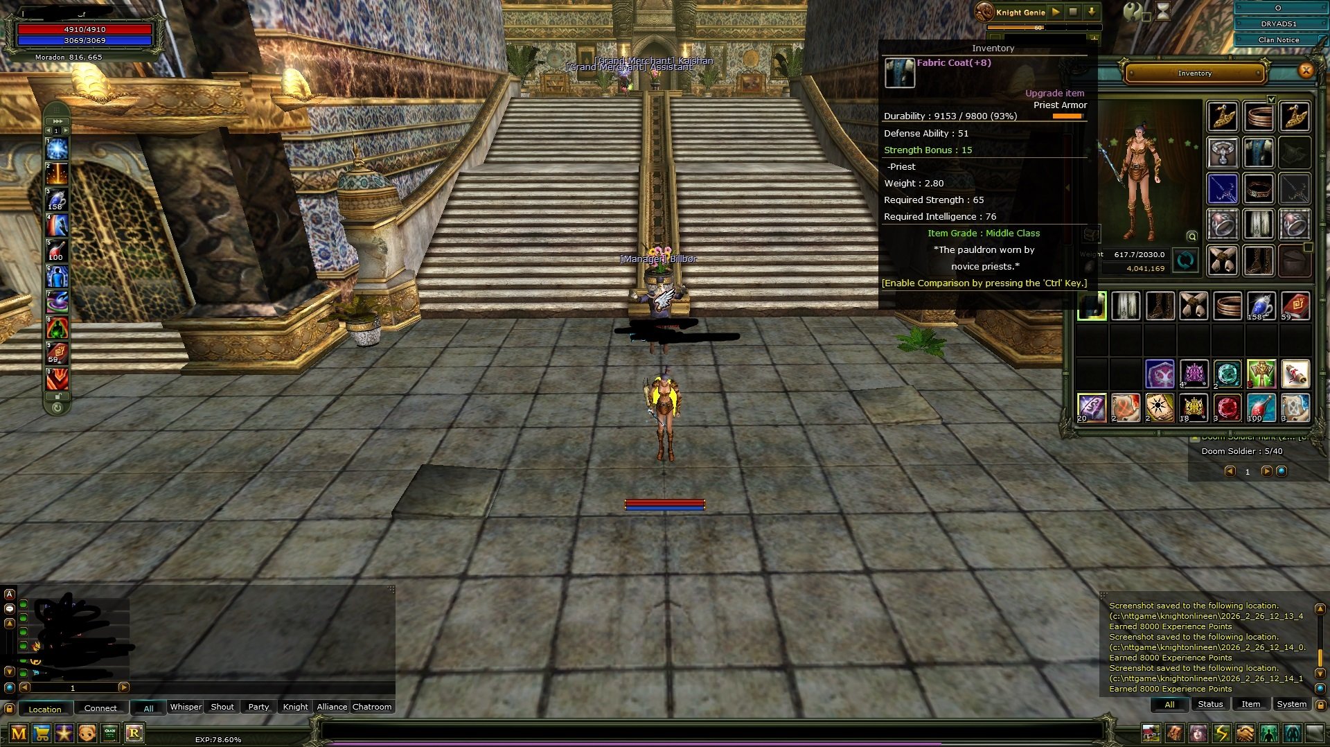 QUESTLİ İTEMLİ 83/2 HUMAN PRIEST