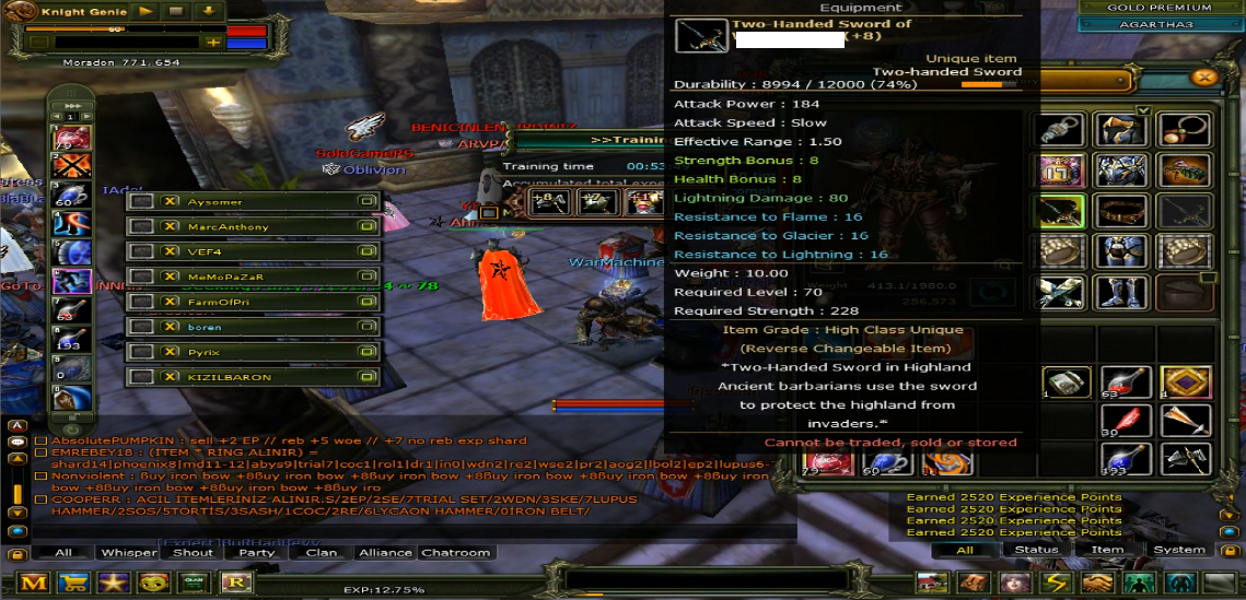 8 Quest MS'li Warrior