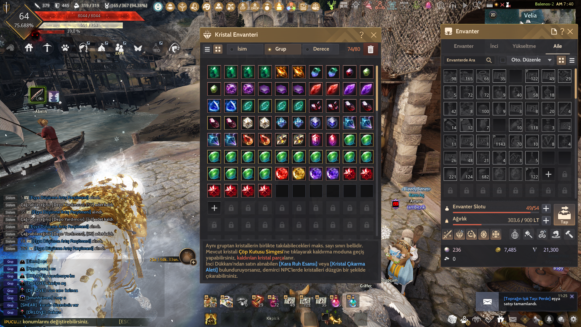 826 GS ANA SİLAH 9 PVE MAKİNESİ 64 LVL KARAKTERLİ CLİENT HESAP