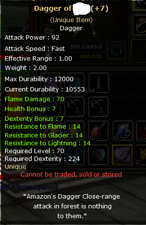 83/3 REB ASAS 7 FLAME SHARD