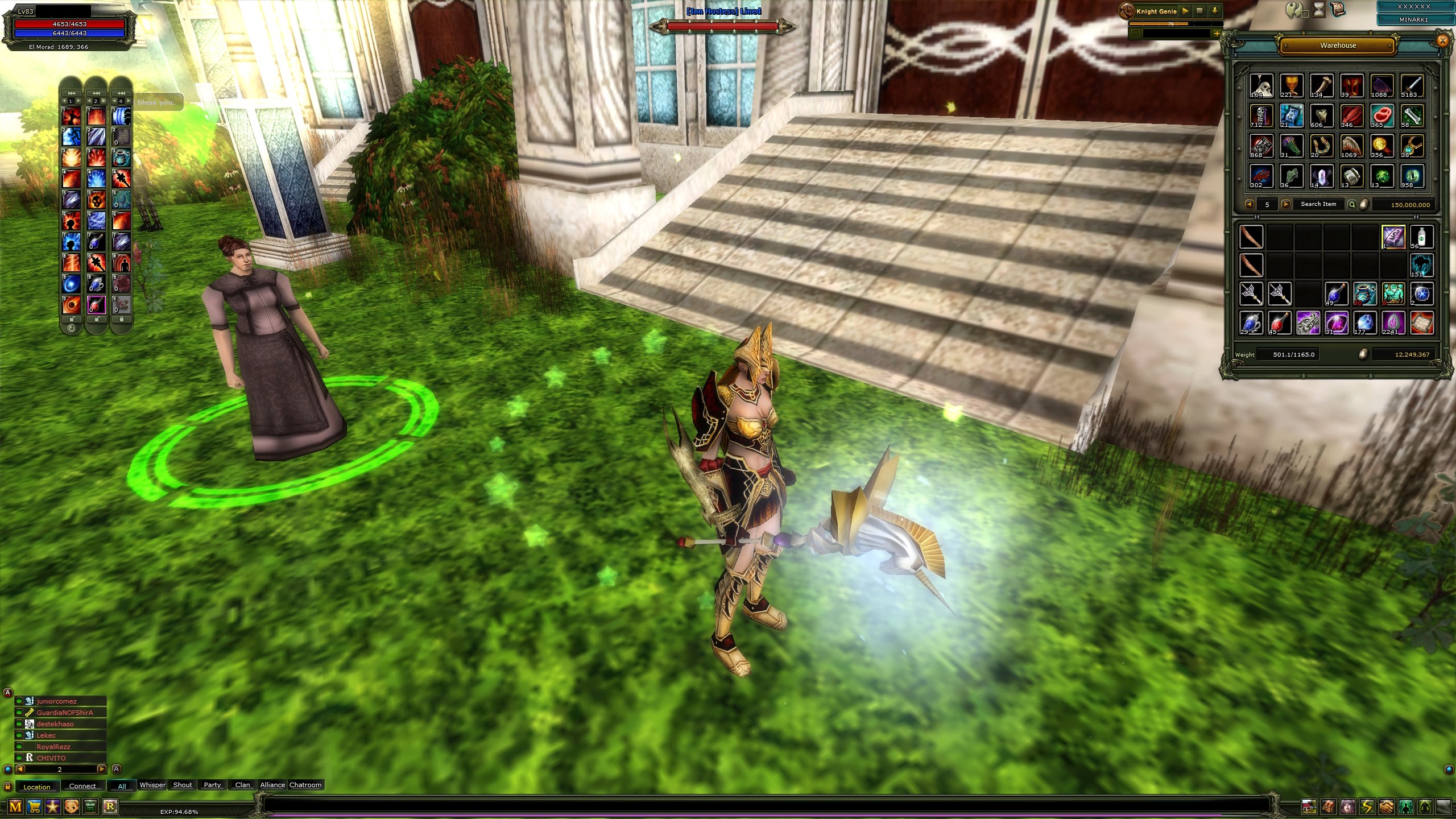 83/5 7 QUEST STAFF 6 POLE STAFF İTEMLİ