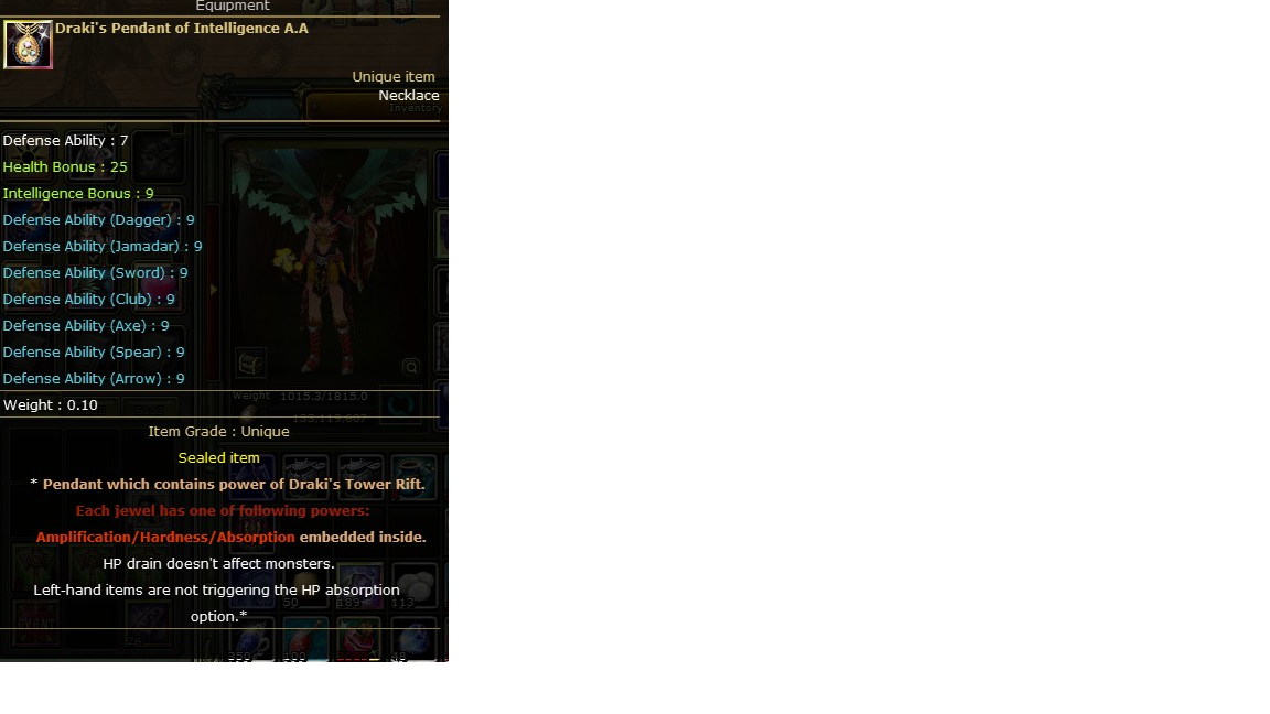 83/8 % 32 Human Priest 7 Quest Kalkan 7 Mace