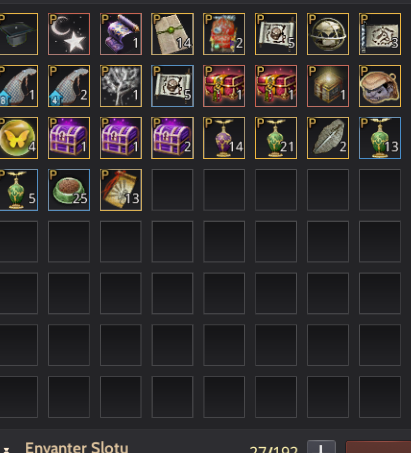 TR/MENA ÇADIRL.KİTAP GÖREVLERİ TAMAMLANMIŞ. KARAKTER MAİNLEMELİK HESAP