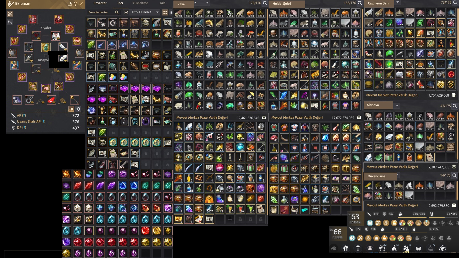 66 LVL 813 GS HESAP P2W ( PVE & PVP )