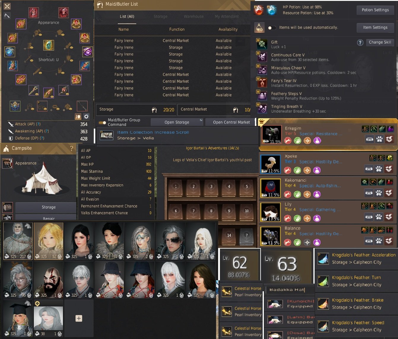 364 AP çadır peri pet tam