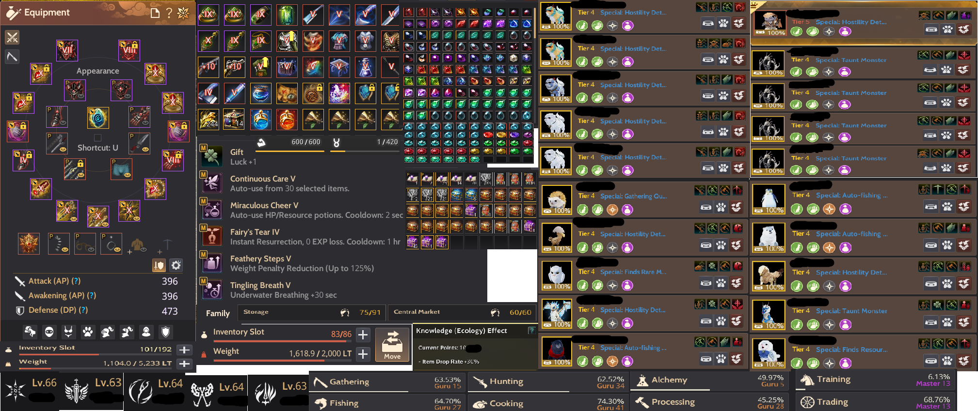 396/396 AP 473 DP FULL 3K MASTERY FULL P2W