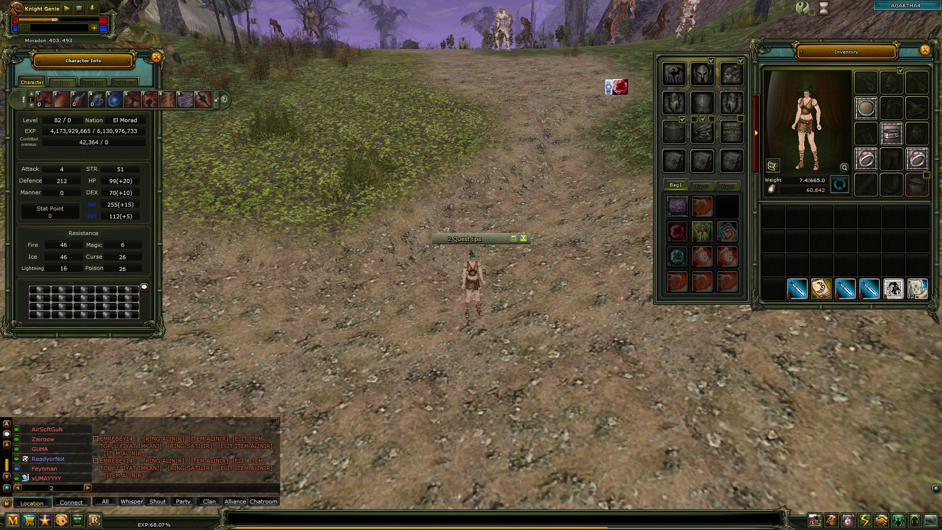 82 LwL Human Mage >>> BANKASI PUS DOLU