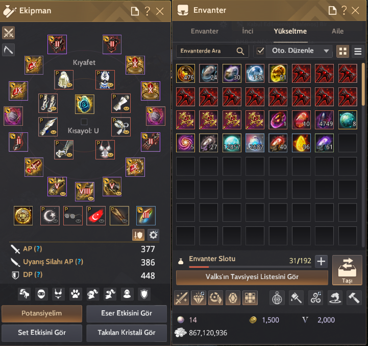 828 Gs grind'a hazır hesap