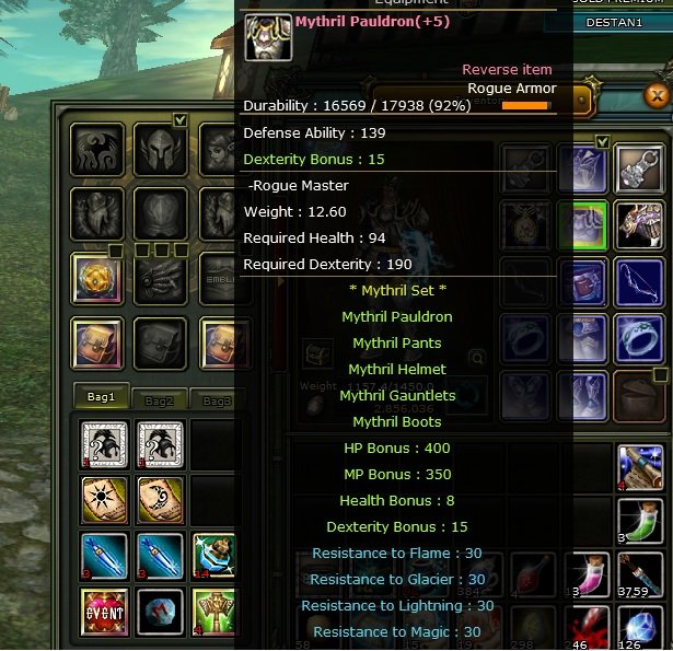 8 myhtrıl set 7 quest bow REB 11 human