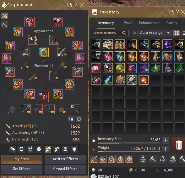 371 ap p2w yapılı end gameye çok yakın kolay ulasabilir