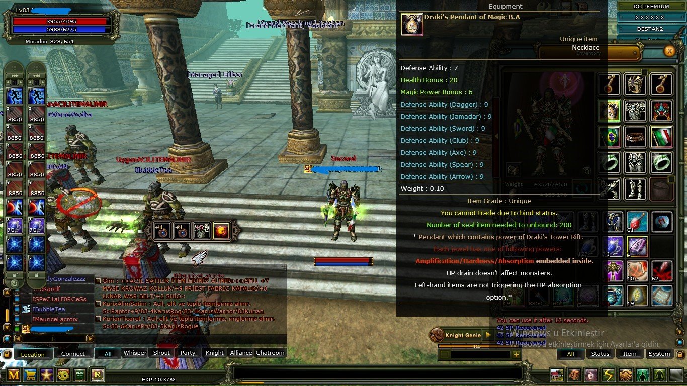 7 QUEST FS MAGİC B.A DRAKİLİ 83 ASAS