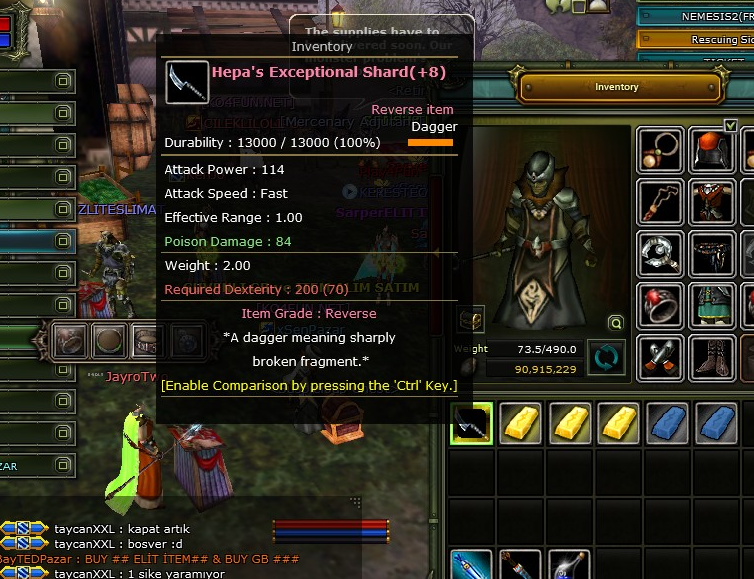 SELL REB 8 HEPA EXP SHARD (114 AP)