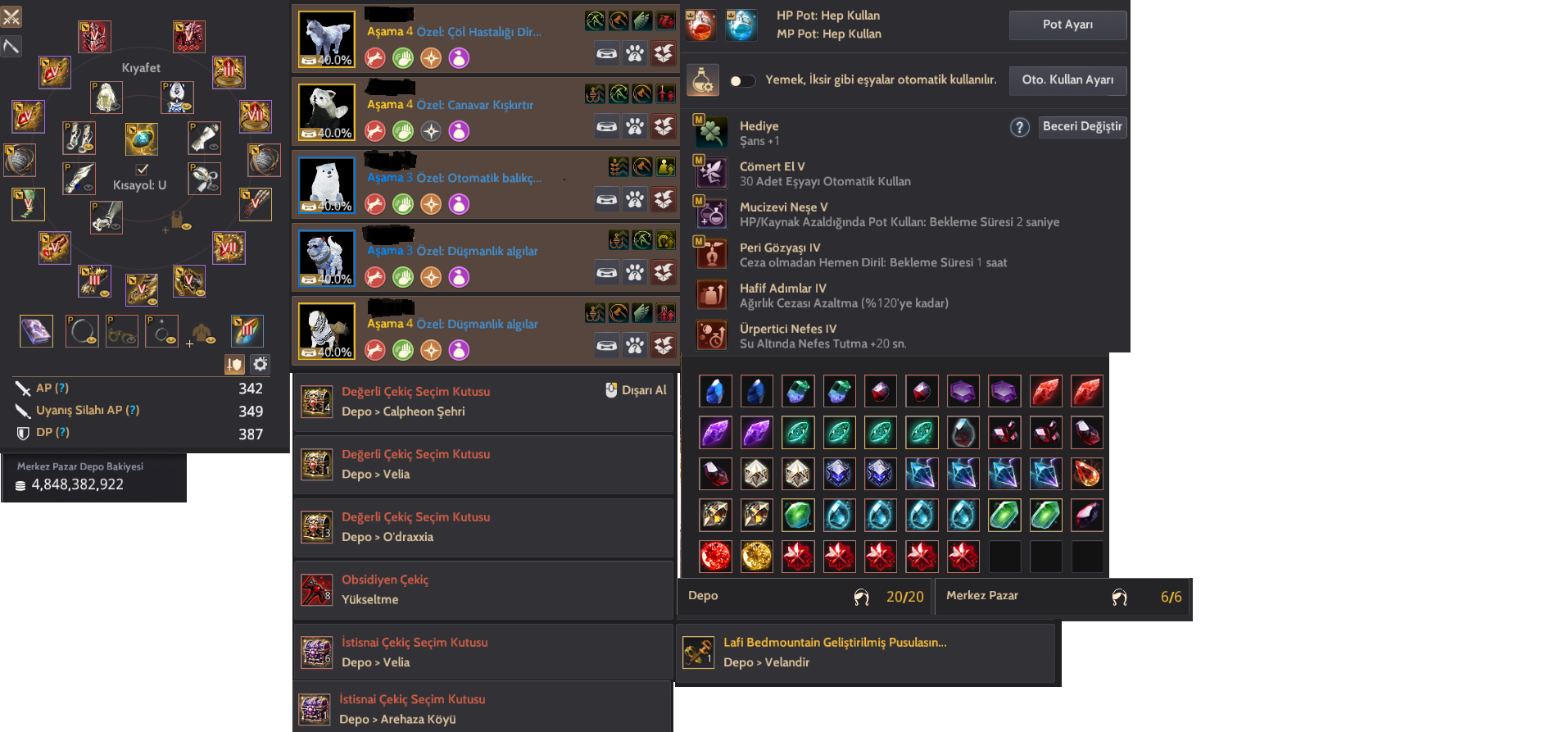 349AP P2win itemleri gelişime açık al farm at