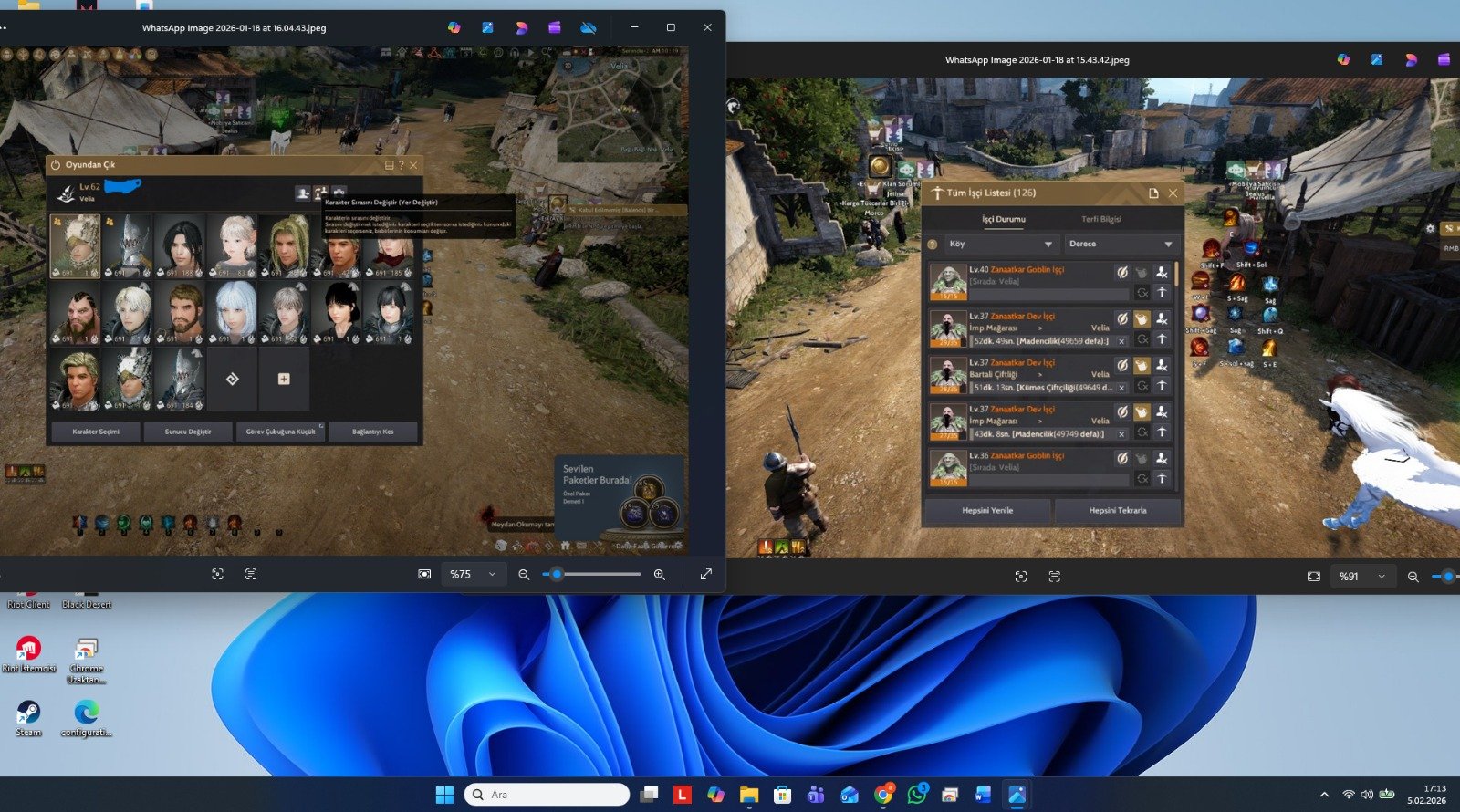 Hesap görüldüğü gibidir elit hesaptır çok emek verilmiştir kesemeyeceği slot yoktur