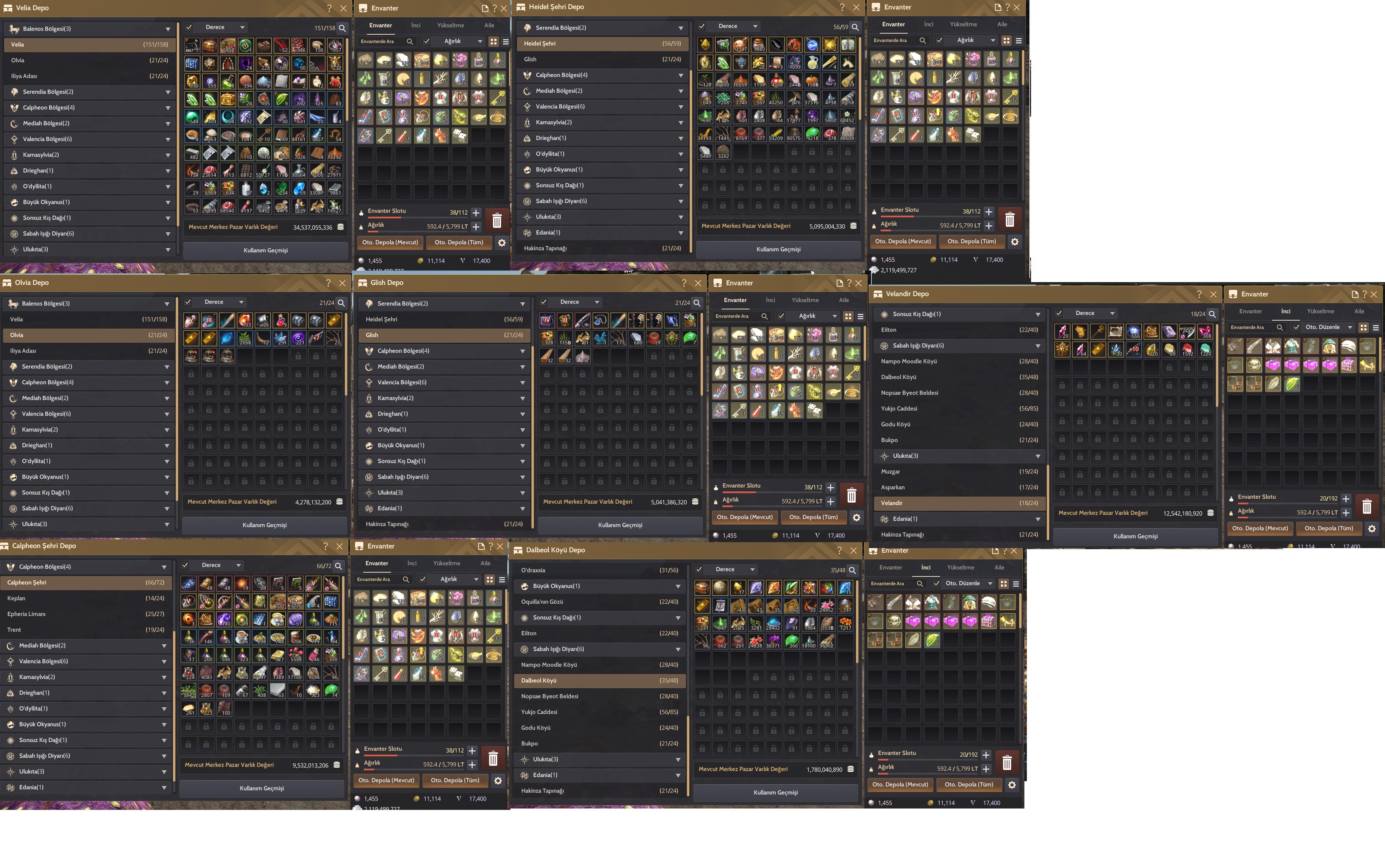 831 GS P2W LERİN HEPSİ ALINMIŞ 73 DEPO 20 MERKEZ PAZAR KRISTAL KAREKTER SLOTLARI FULL