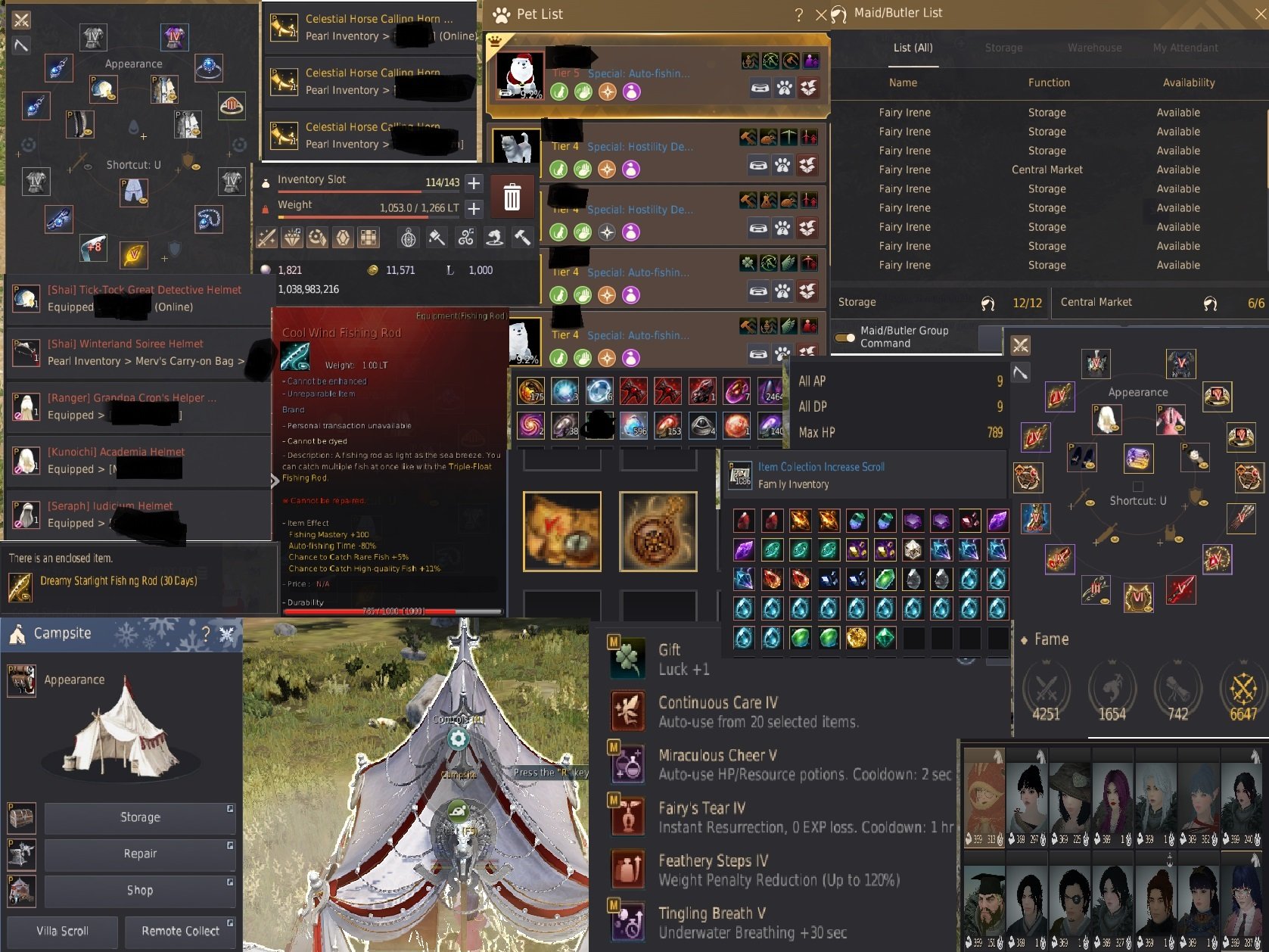 | Çadır Harita & Pusula | T10 Pegasus & T9 Dine |1800 İnci | 309/315/366 |