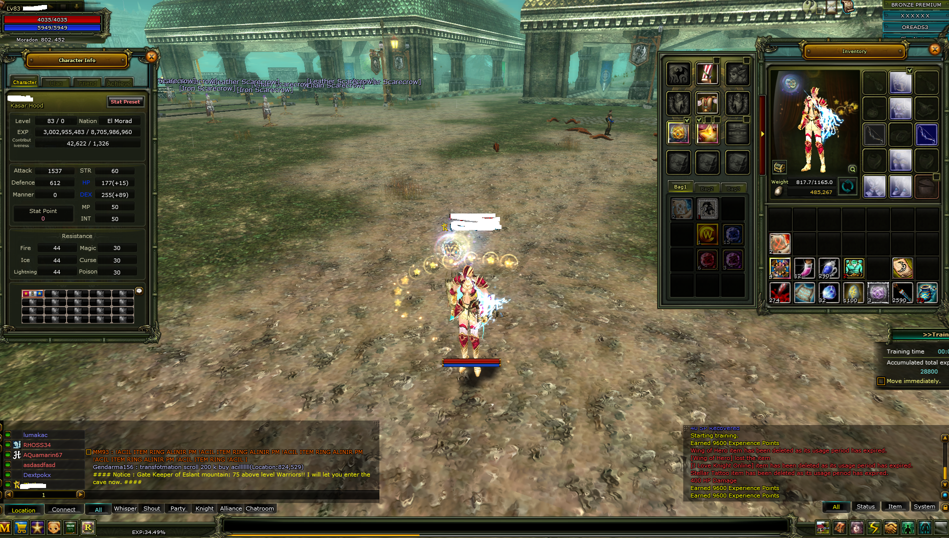 TERTEMİZ HESAP SAKIN KAÇIRMA FULL 7 QUEST İTEM MİTRİL SET