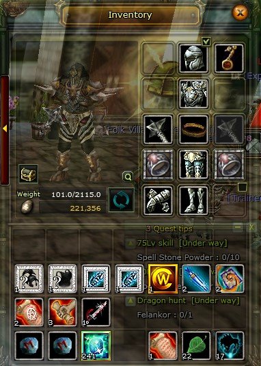 80 Level 70-70 Skil Karus Warrior