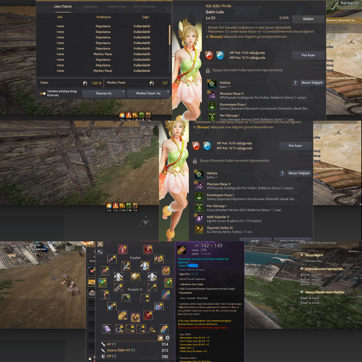 62 LEVEL 314 AP 395 DP HESAP