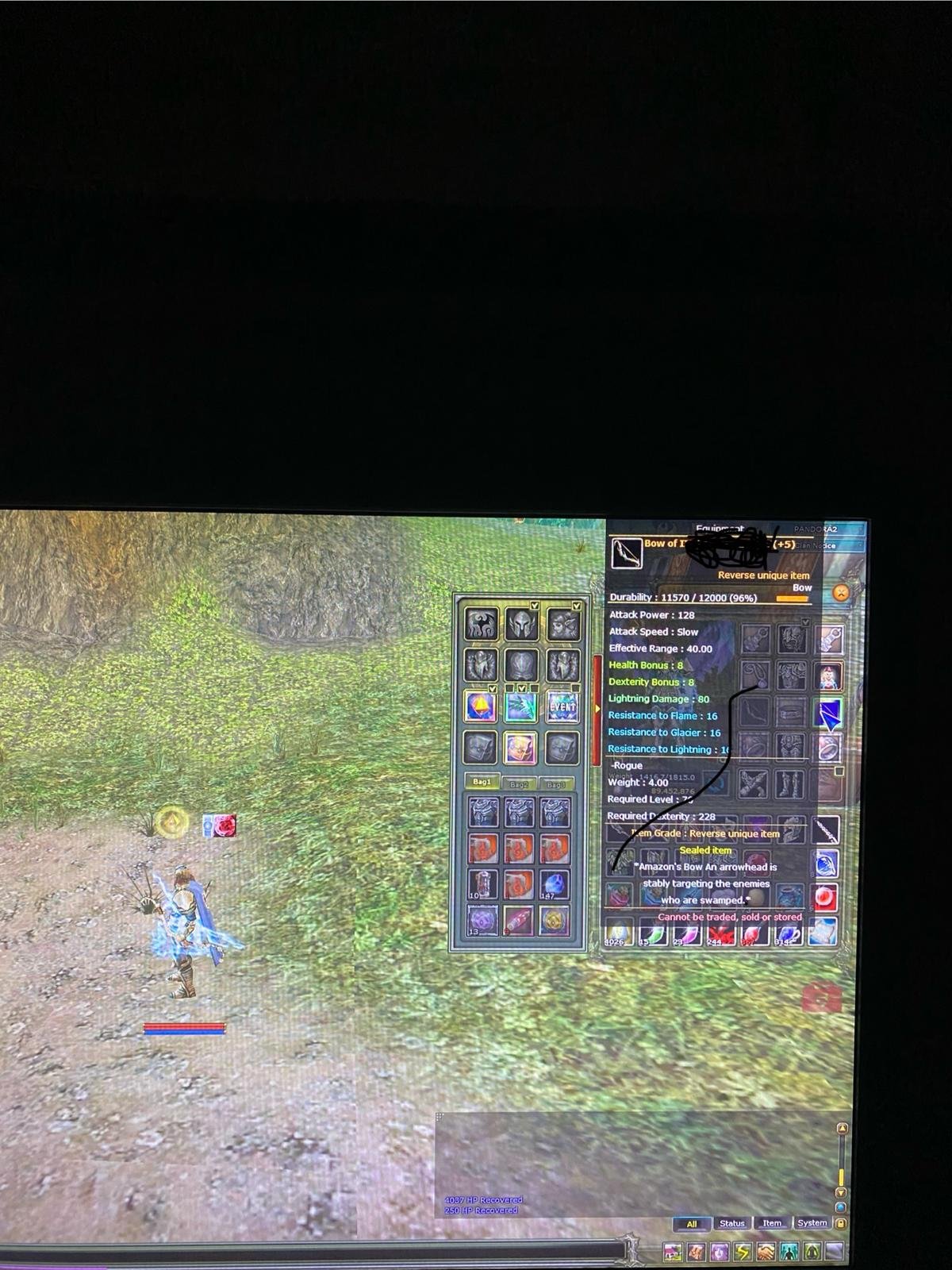 83/5 8 QUEST BOWLU VE 12 TALİSMAN OF CAURUGE TERTMİZ CHAR