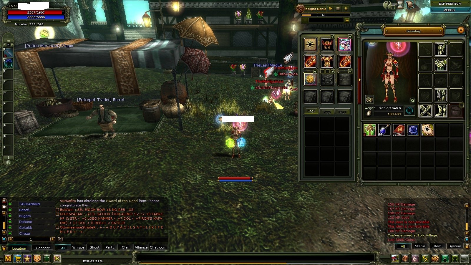 SWİTCH PREMUIMLU FULL PUSS 83 LEVEL ROGUE.