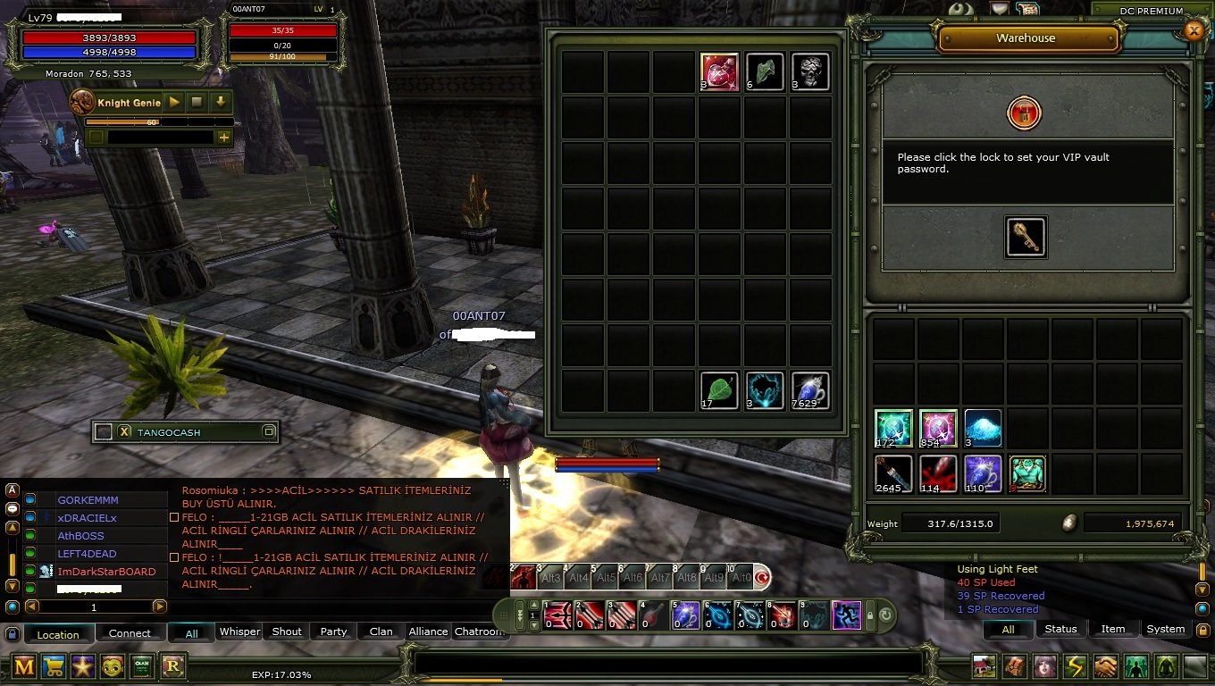 AGARTHA 21 GÜN SW PRE PUSS'LU 79 Lv FULL GÖREV QUEST HARİÇ FIRSAT ÇHARI