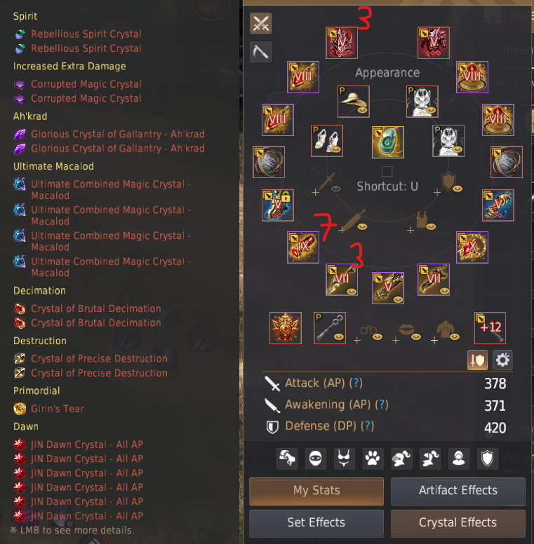 795 GS 378 AP 420 DP | P2W Hesap | Client - Anonim