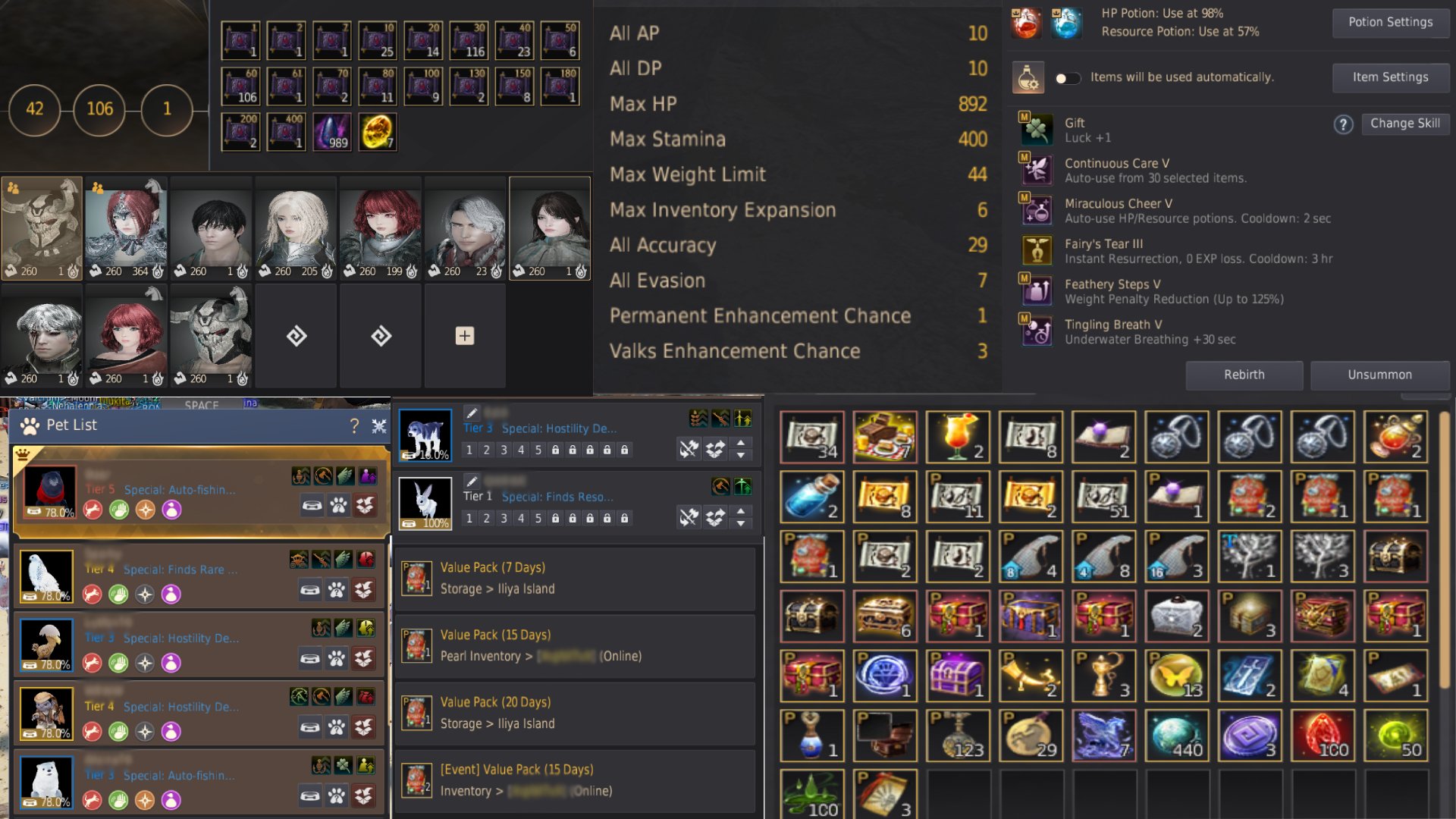 792 GS 376 AP 418 DP | P2W Hesap | Client - Anonim