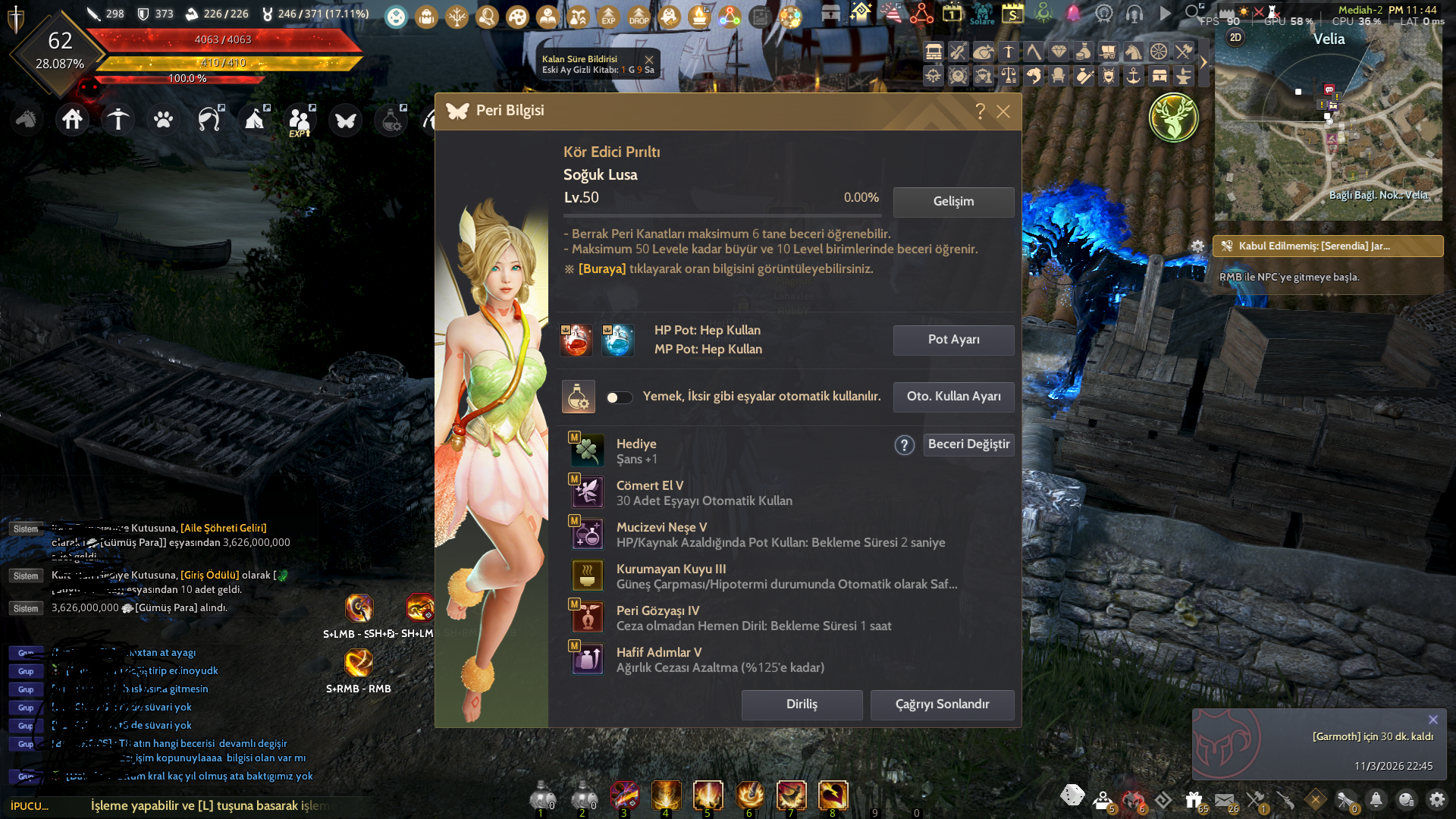 sınırsız pot çadırlı full perili-petli hesap