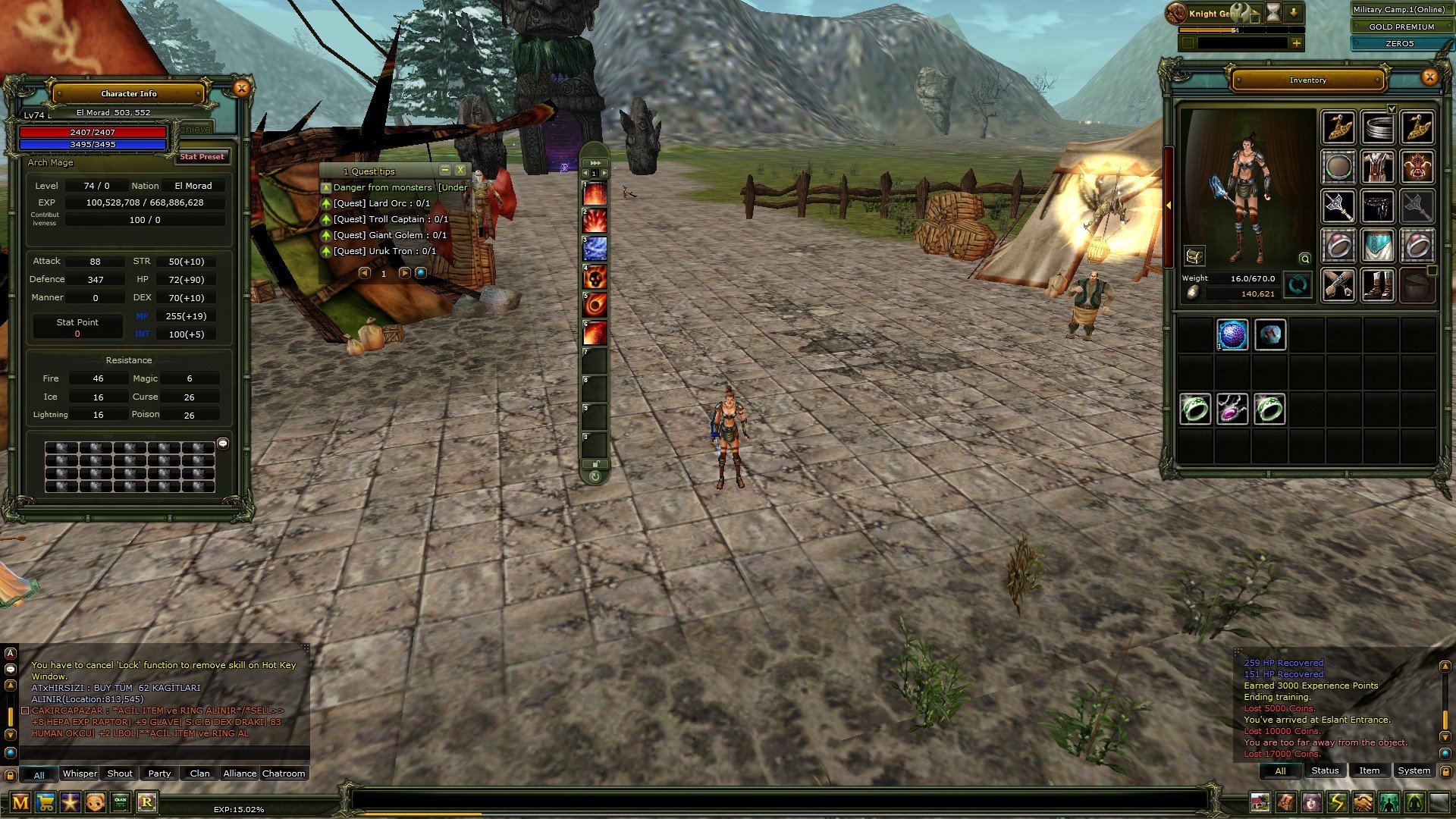 83/3 Lw Priest 7 QUEST KALKAN PUS PRE