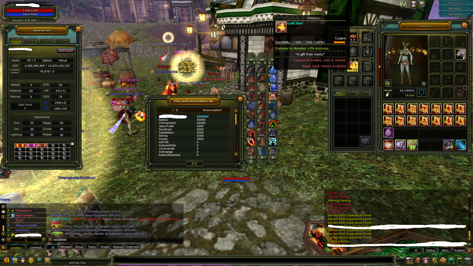 83/2 KARUS MAGE GOLDEN STAR