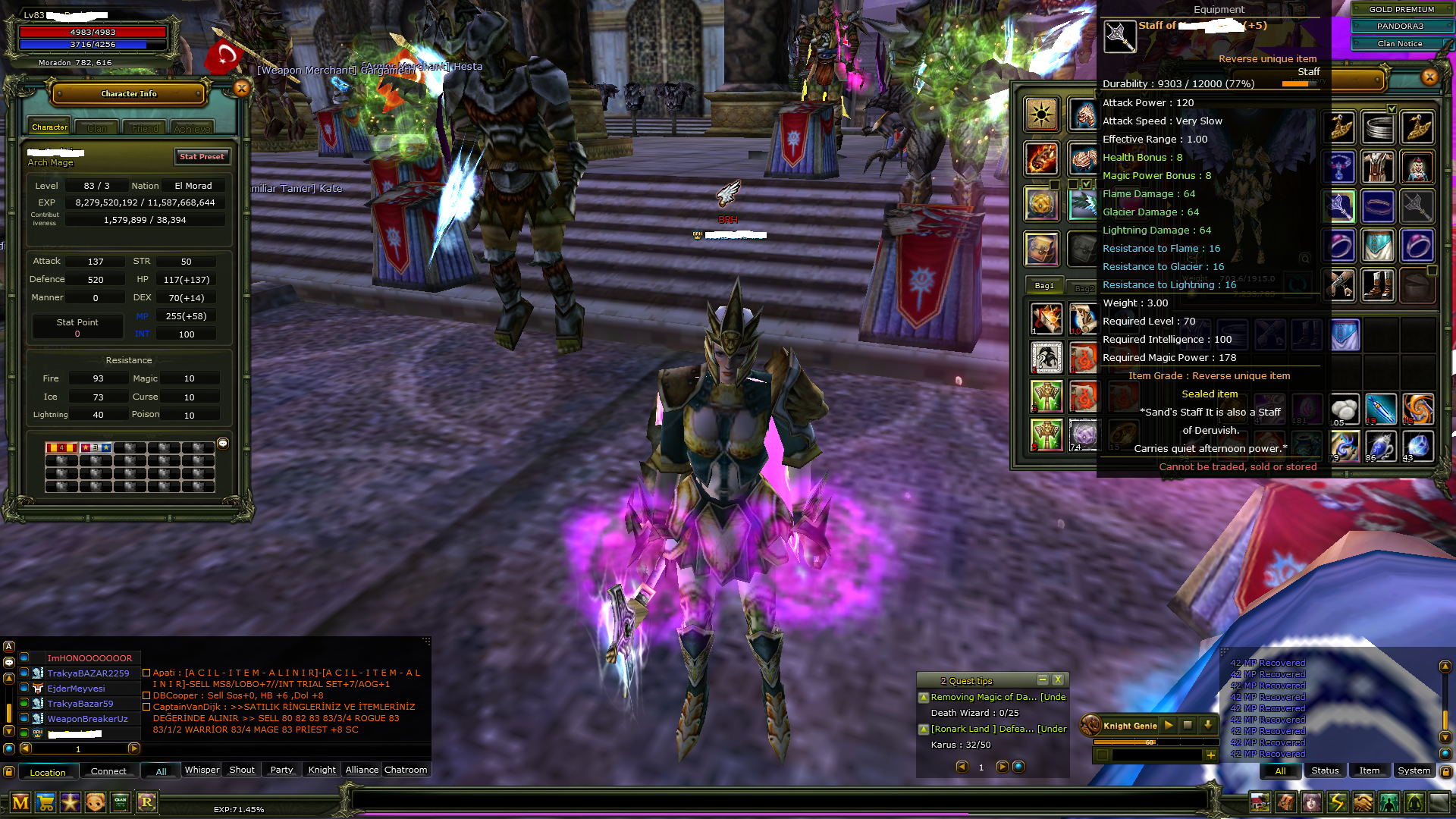 83/3 1,580 M NP 8 QUEST STAF