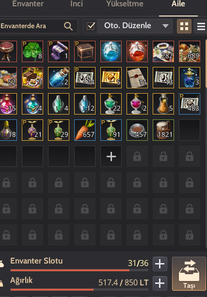 65 level guard yan hesapları da vardır açıklama bakınız 379 ap 447 dp