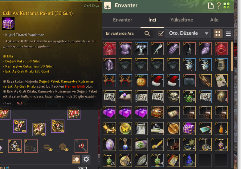 359 AP Aşırı p2w öğesi içeren karakter.