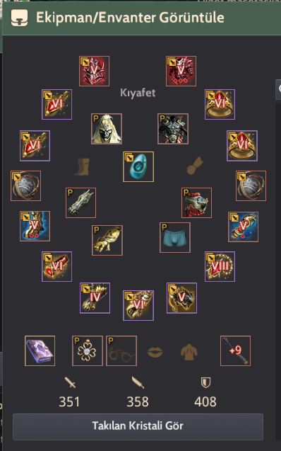 359 AP Aşırı p2w öğesi içeren karakter.