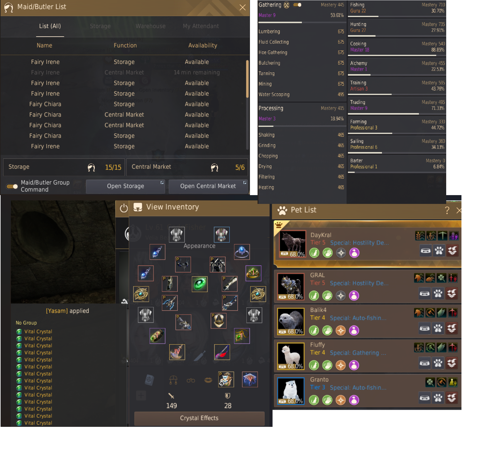 [EU] DEC KOLYE OCT HÜKÜMRAN SİLAHLAR FULL FULL P2W HAZIR CHAR